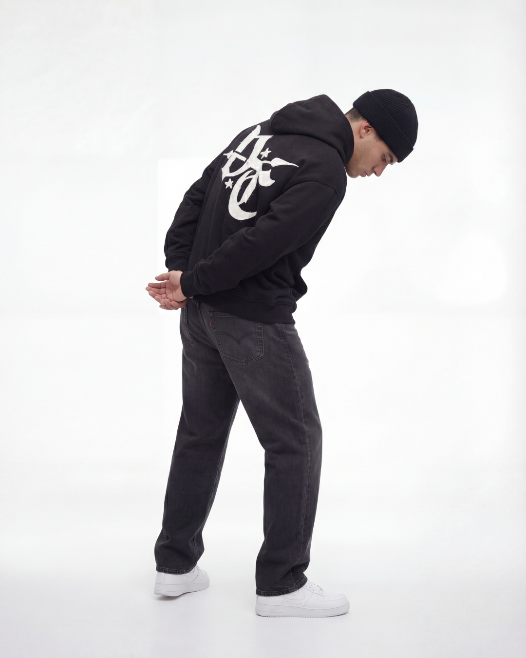 Different Times Hoodie- BLACK