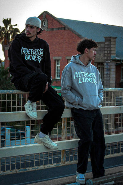 Different Times Hoodie- BLACK